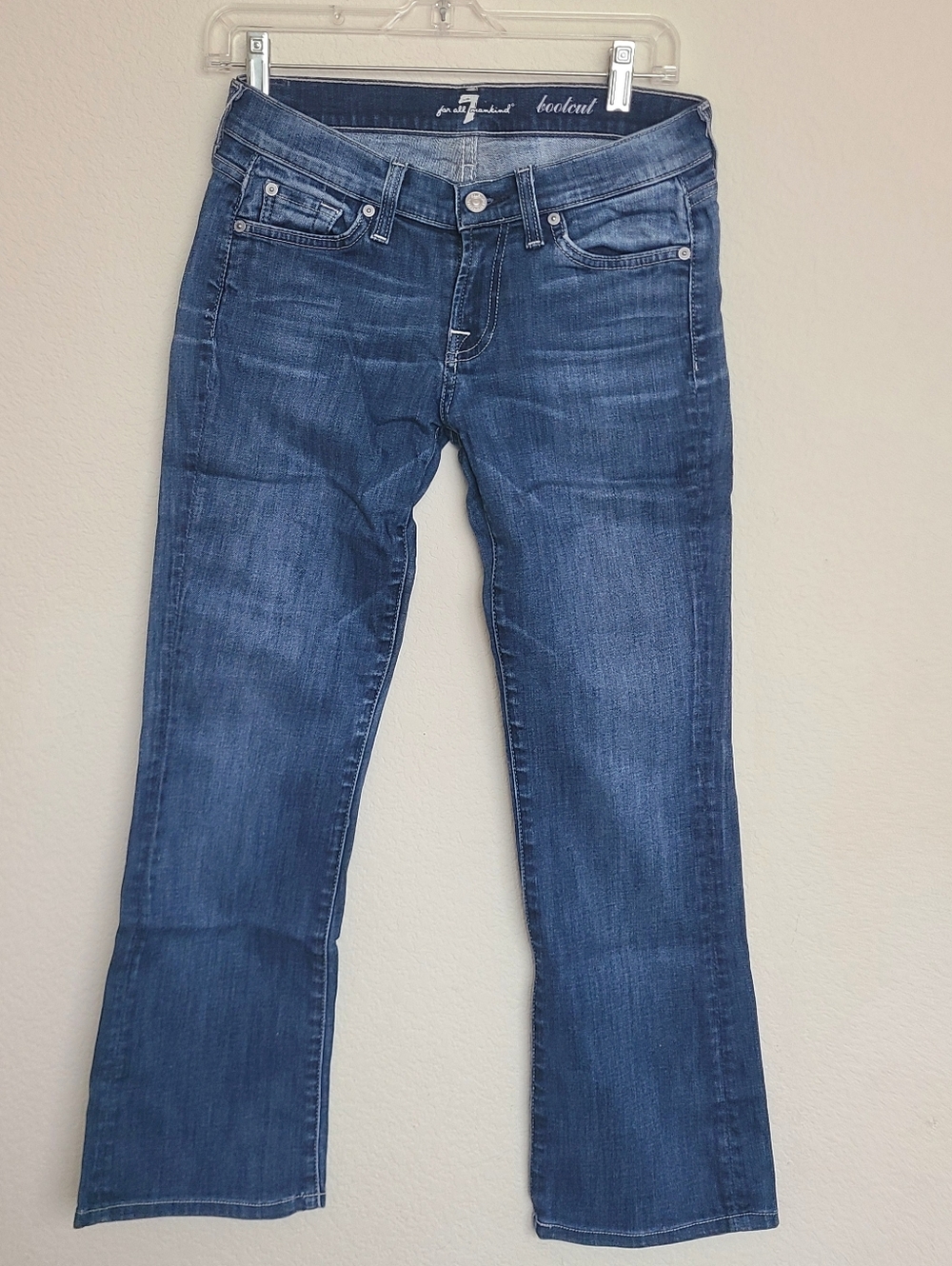 7 For All Mankind 7FAM Blue Women's Bootcut Jeans Size 26